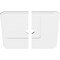 Ekena Millwork Lucan Architectural Grde PVC Contemporary Ceiling Medallion, Two Piece, 28"OD x 3"ID x 9 3/4"C x 1"P CMP28LN2-03000 - alternate 2